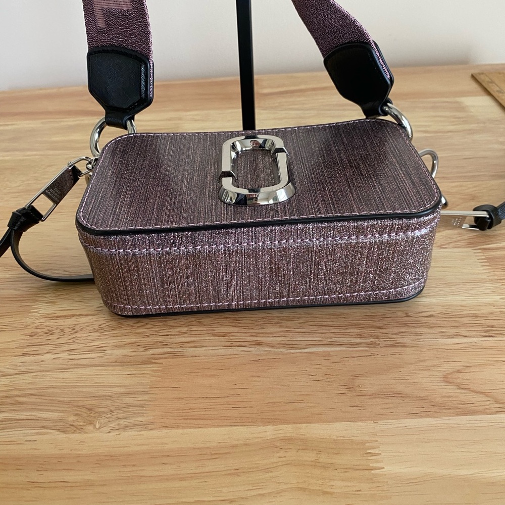 Marc Jacobs Glittery Pink Snapshot Bag - Picture 8 of 15